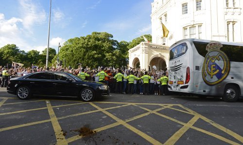Realov autobus na putu do stadiona doživio nezgodu