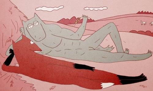 Seksi vuk nezaposlenom liscu pomaže da izađe iz ormara