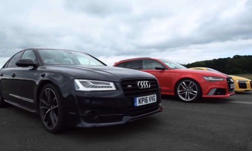 Koji je najbrži Audi na 402 metra - R8, RS6 ili S8?