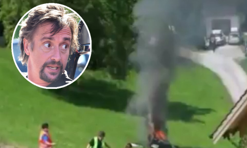 Richard Hammond sletio s ceste i zapalio se s Rimčevim Concept One autom