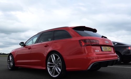 Tko je brži na 402 m - Audi RS6 ili Tesla S?