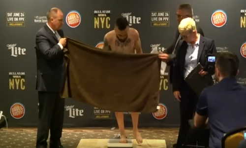 Stao je na vagu, ali se iznenadio pa je pokušao prevariti suce