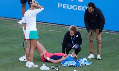 Jedan od najužasnijih padova u povijesti tenisa; i to na meč loptu