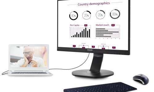 Novi Philipsov monitor namijenjen je prijenosnicima s manjkom priključaka