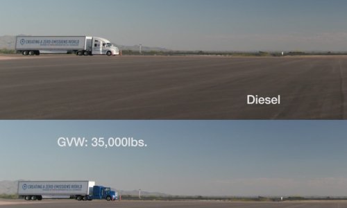 Nećete vjerovati razlici u ubrzanju između dizelskog i električnog šlepera