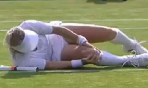 Tenisačica u bolovima vrištala: Molim vas, neka mi netko pomogne!