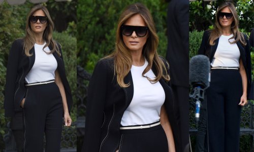 Melania izgleda senzacionalno i s običnom bijelom majicom