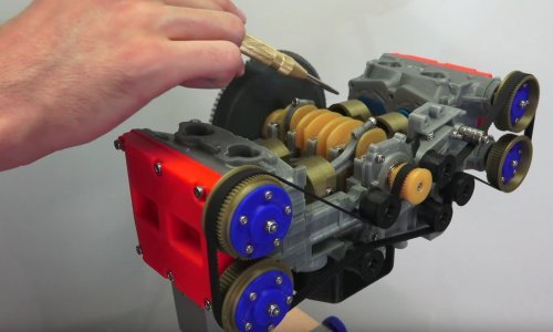 Ovaj 3D isprintani model pokazat će vam kako radi bokser motor