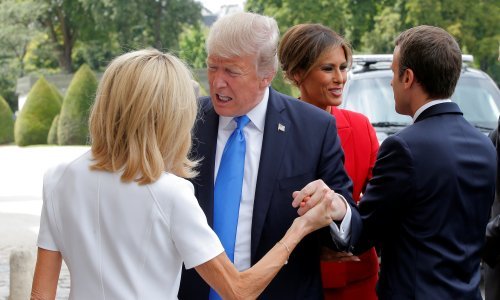 Trump prvoj dami Francuske: 'U tako ste dobroj formi'