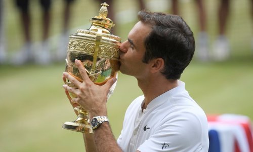 Ovakvu Federerovu proslavu pobjede nad Čilićem nitko nije očekivao!