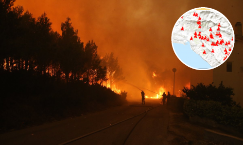 Tu je gorjelo: Pogledajte gdje su mjesta za koja dosad možda i niste čuli