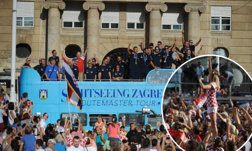 Zlatne vaterpoliste na Trgu dočekale tisuće oduševljenih navijača, Bandić izviždan