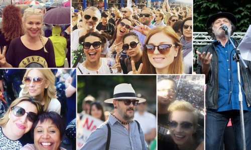 Poznati na prosvjedu: Evo tko se pojavio