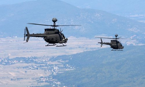 Provedena prva grupna bojeva gađanja i raketiranja iz Kiowa Warriora