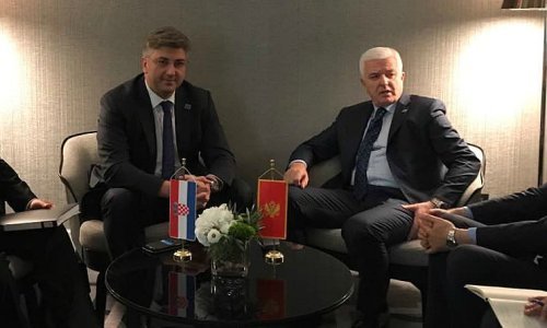 Plenković zadovoljan time što 'Hrvati u Crnoj Gori imaju ministricu'