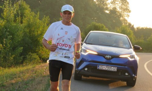 Pri temperaturama od 55° C prehodao 265 km od Vukovara do Petrinje