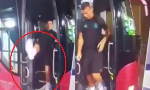 Pogledajte kako je Ronaldo izbjegao tešku ozljedu usred Skopja!