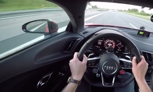 Ovako izgleda 324 km/h u Audiju na autocesti