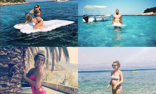 Sunce i sol u kosi: Poznati odmaraju i pokazuju kako guštaju na najjače