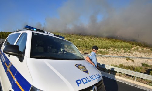 Policajci krenuli u potragu za piromanom pa naišli na jednog koji je baš bio u akciji