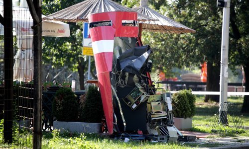 Plinom dignuli u zrak bankomat na Jarunu, pogledajte što su ostavili iza sebe