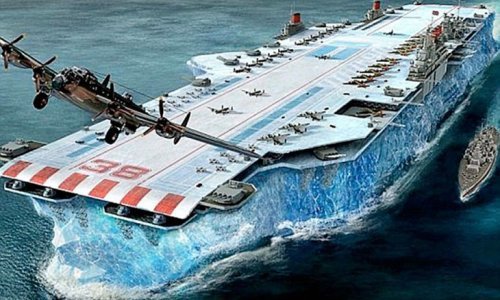 Jeste li čuli za nosač aviona od piljevine i leda?