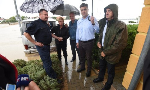 Premijer: Sve nadležne službe na poplavljenom zadarskom području brzo su reagirale