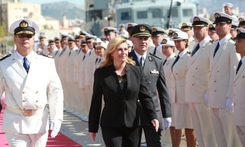 Predsjednica u Splitu pozvala na zajedništvo po uzoru na Domovinski rat