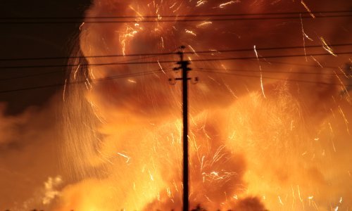 Požar u jednom od najvećih skladišta streljiva u Ukrajini, zatvoren zračni prostor