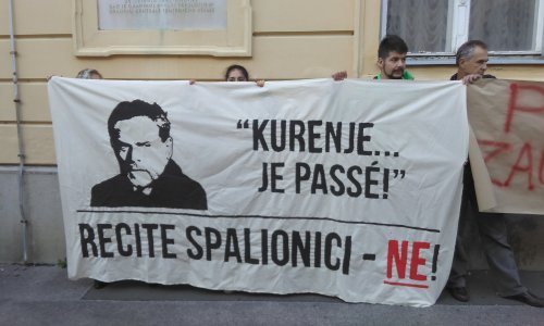 Bandića uoči Skupštine dočekali prosvjednici