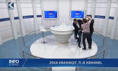 Kosovski političari potukli se pred TV kamerama