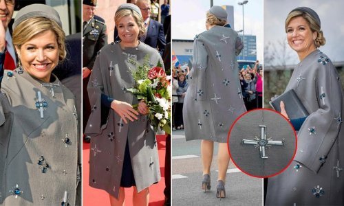Kraljica Maxima na mukama zbog kaputa ukrašenog 'svastikom'
