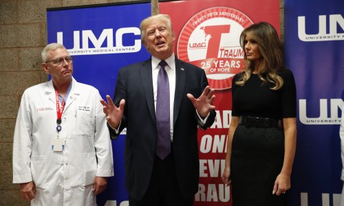 Trump stigao u Las Vegas: Ovo je jako tužan dan za mene