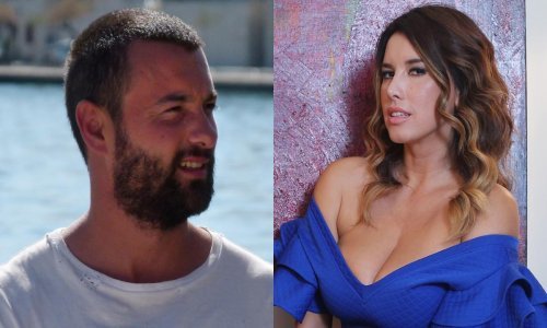 Ivan Herceg u zagrljaju Nives Celzijus, a u prvom planu raskošne obline