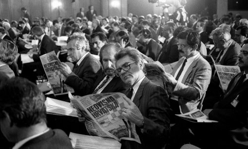 Ovako je to izgledalo tog povijesnog 8. listopada 1991. u podrumu Inine zgrade