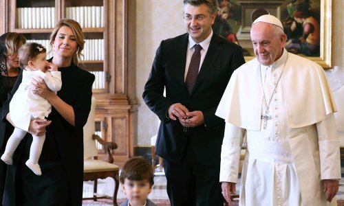 Plenkovićeva supruga prvi put službeno u javnosti