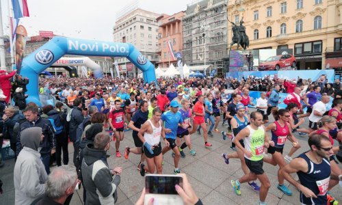 Središte grada zatvoreno za promet, zagrebačkim ulicama trče maratonci ali i rekreativci