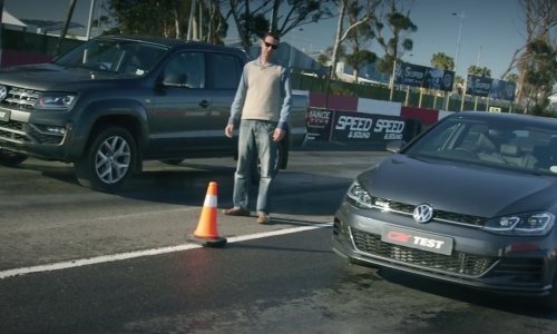 Što je brže na 402 metra - Golf GTD ili 723 kg teži pick-up Amarok V6 TDI?