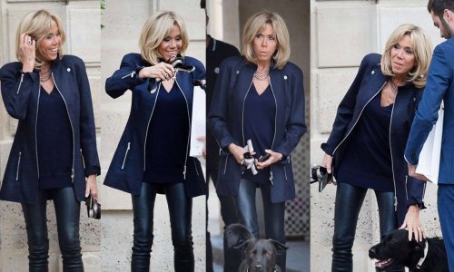 Francuska prva dama prkosi svim modnim pravilima: Uskočila u kožne hlače