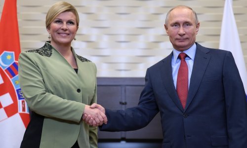 Kolinda Grabar-Kitarović čestitala Putinu i pozvala ga u Hrvatsku