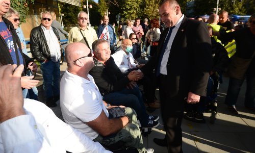 Obilježena 3. godišnjica početka prosvjeda branitelja u Savskoj