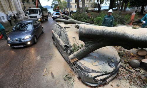 Pogledajte posljedice sinoćnjega nevremena u Zadru