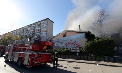 Požar na Glavnom kolodvoru preusmjerio autobuse