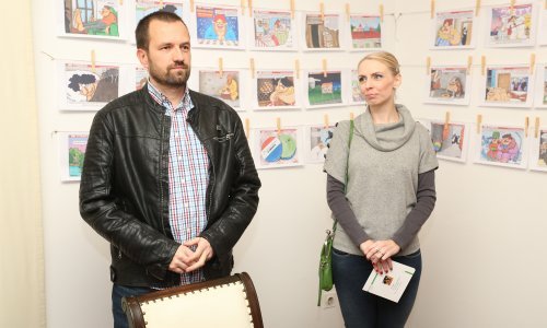Otvorena izložba poznatog karikaturista Nika Titanika