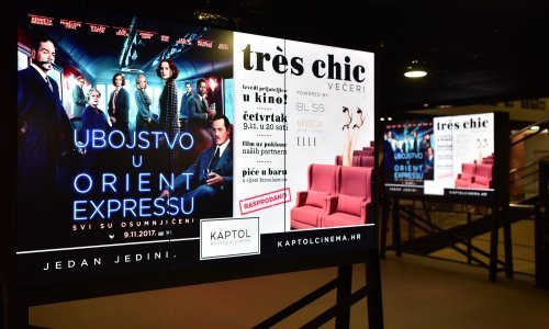 U Kaptol Boutique Cinema održana svečana premijera filma Ubojstvo u Orijent Expressu u sklopu Tres Chic večeri