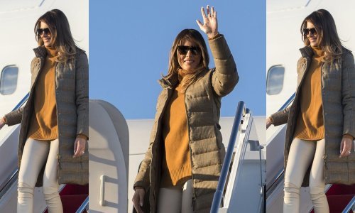 Melania Trump modno šokira: U ovakvim je cipelama i jakni još nismo vidjeli