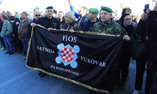 Hoće li policija izvlačiti HOS-ovce iz vukovarske Kolone sjećanja?