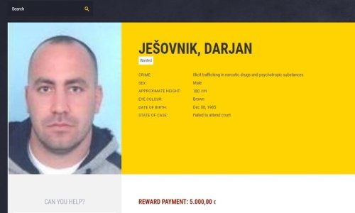 Policija daje pet tisuća eura za informaciju o kriminalcu s liste najtraženijih bjegunaca