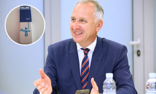 Andro Krstulović Opara dijeli gumice za brisanje: 'Moramo se malo i zezati'