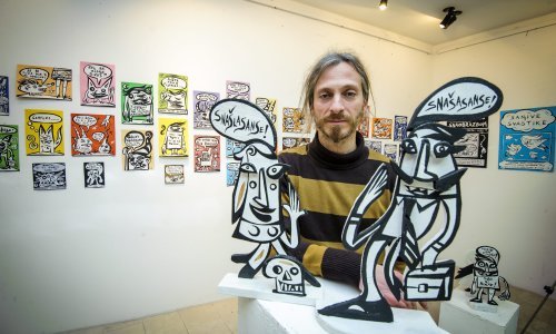 Miro Župa u Šibeniku predstavio plakate za bendove koji ne postoje